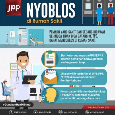 Nyoblos di Rumah Sakit - 20190311